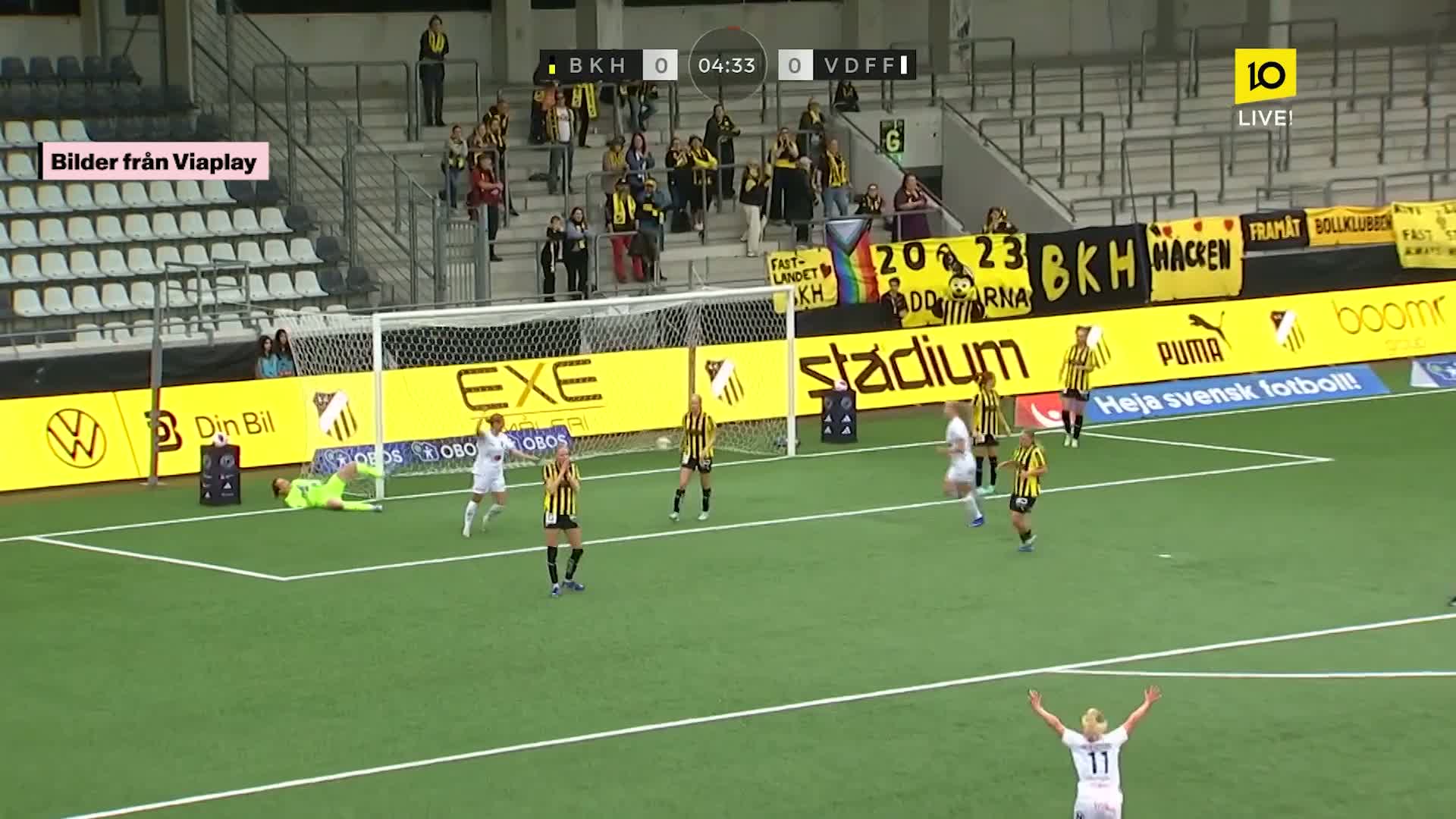 Häcken fortsatt i topp – se målen här