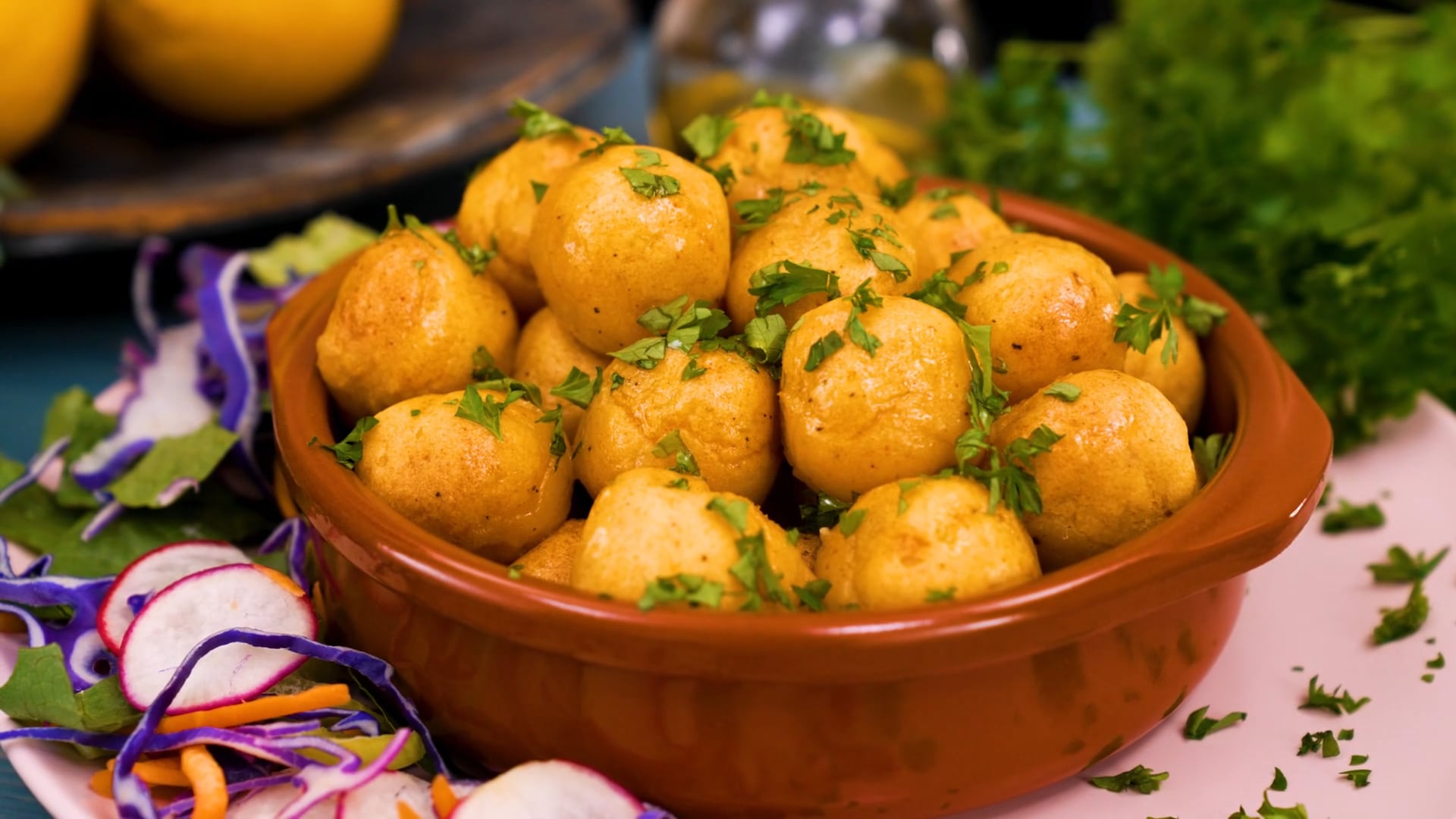 Kryddiga postatisbollar