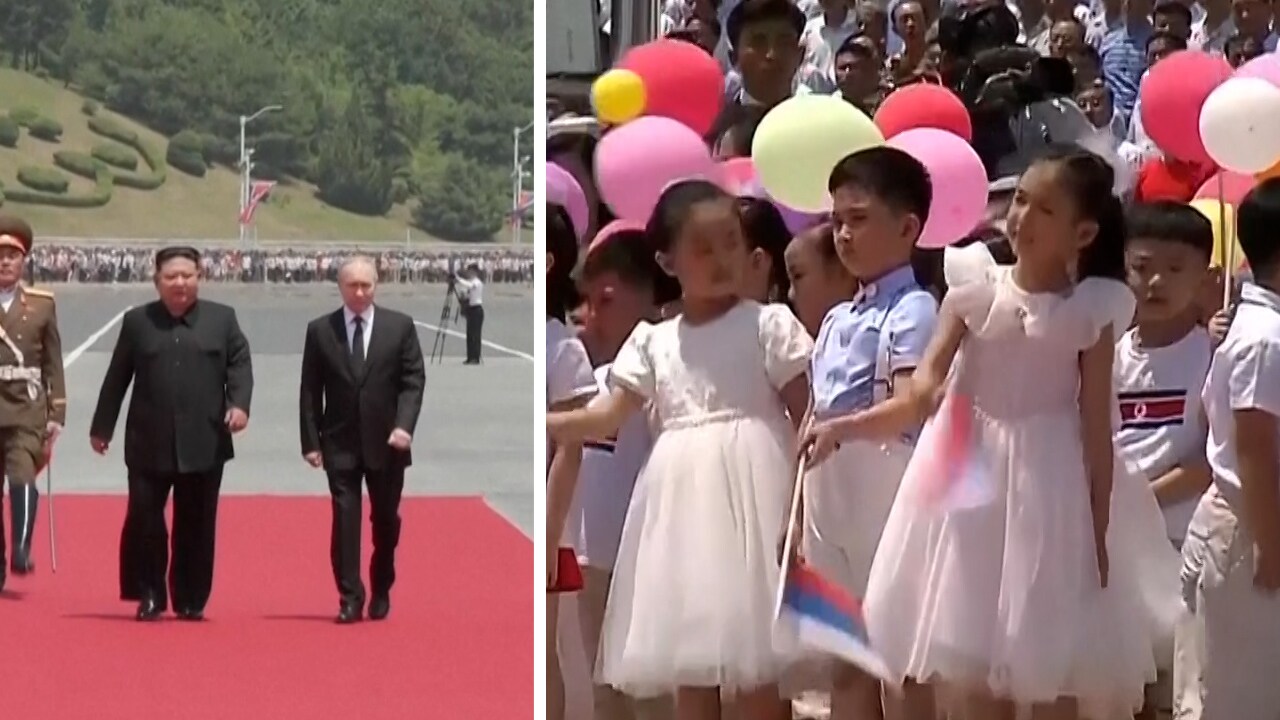 Vladimir Putin i Nordkorea – bildar försvarspakt