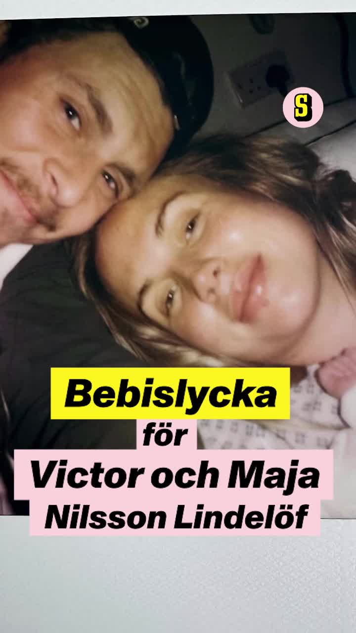 Victor och Maja Nilsson Lindelöfs bebislycka