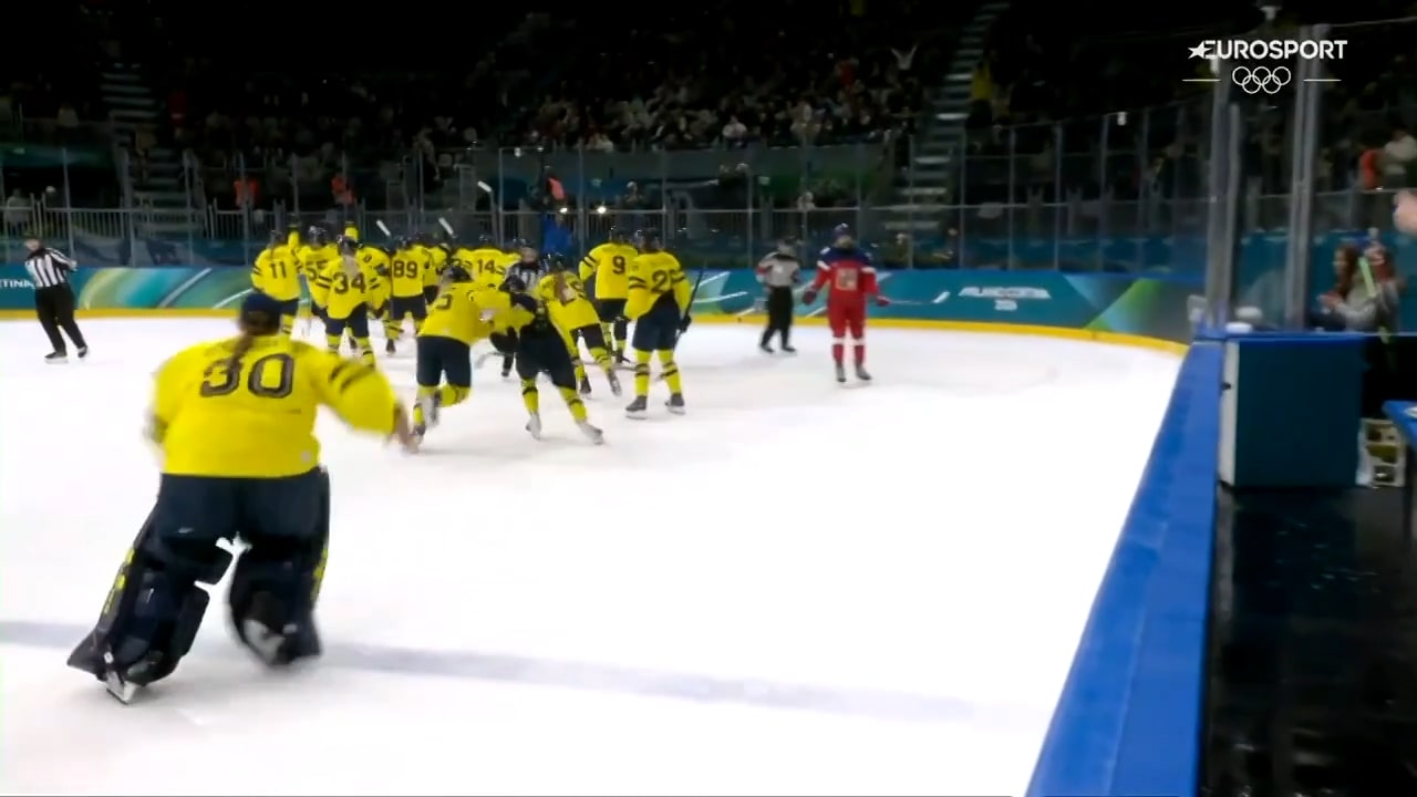 Sverige redo för OS-semifinal – se målen här