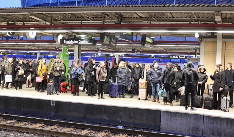 Stora Störningar I Tågtrafiken Aftonbladet Tv 