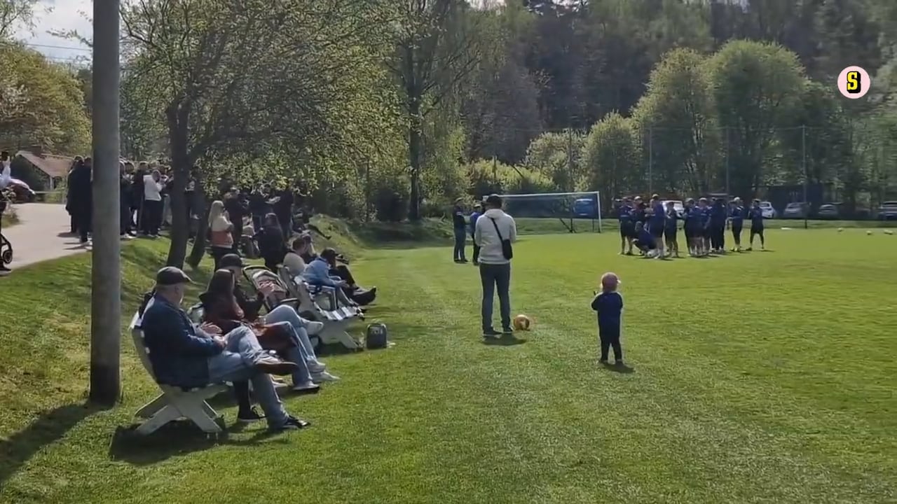 Avstängd supporter höll peptalk på Blåvitts träning