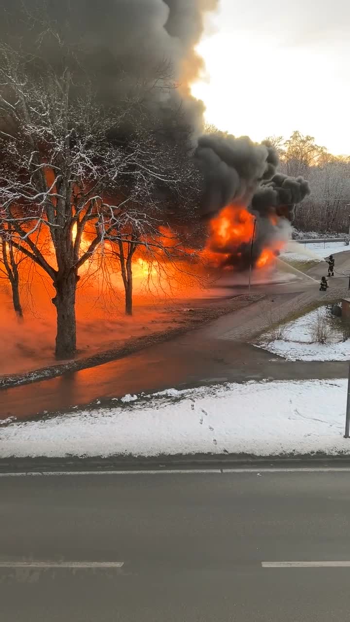 Kraftig brand i Vittsjö