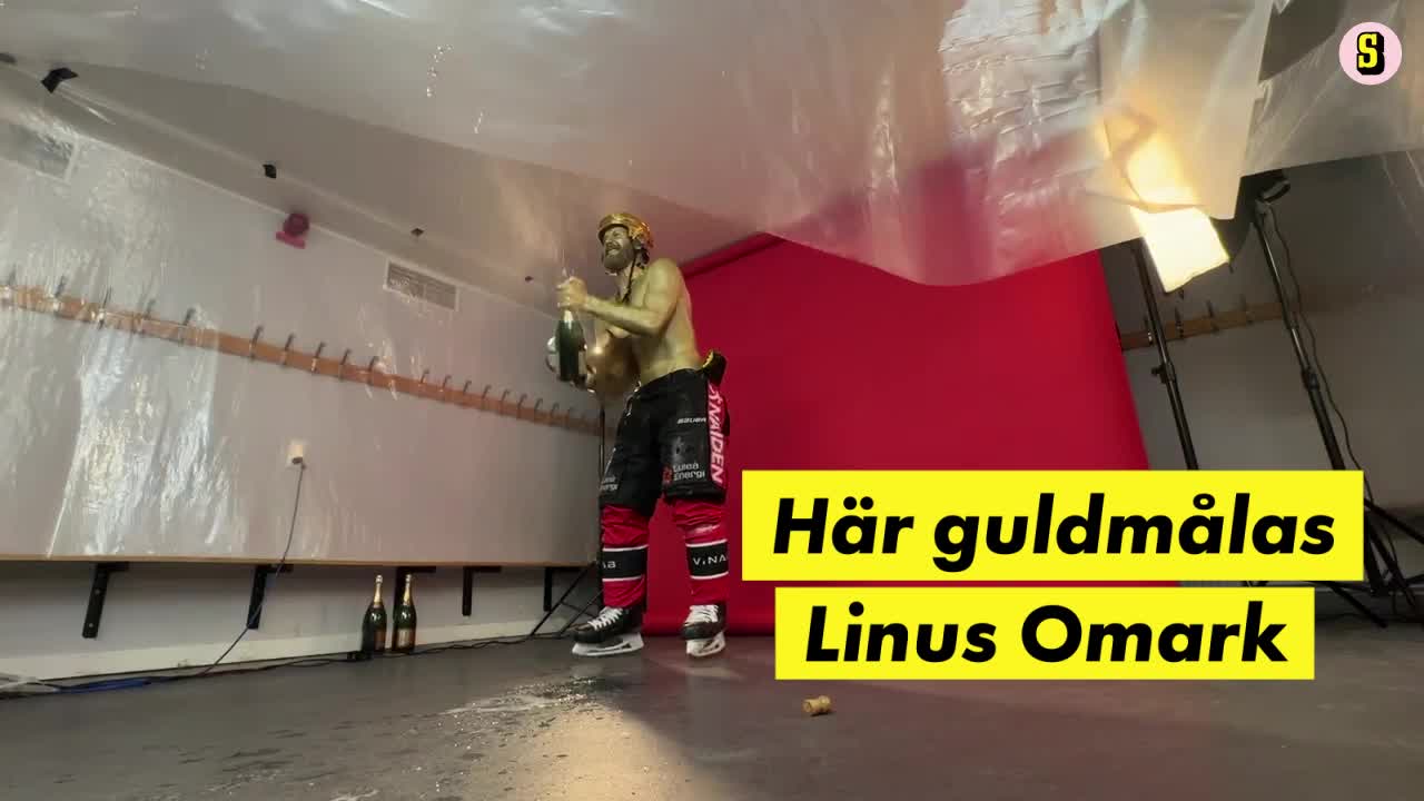 Här guldmålas Linus Omark