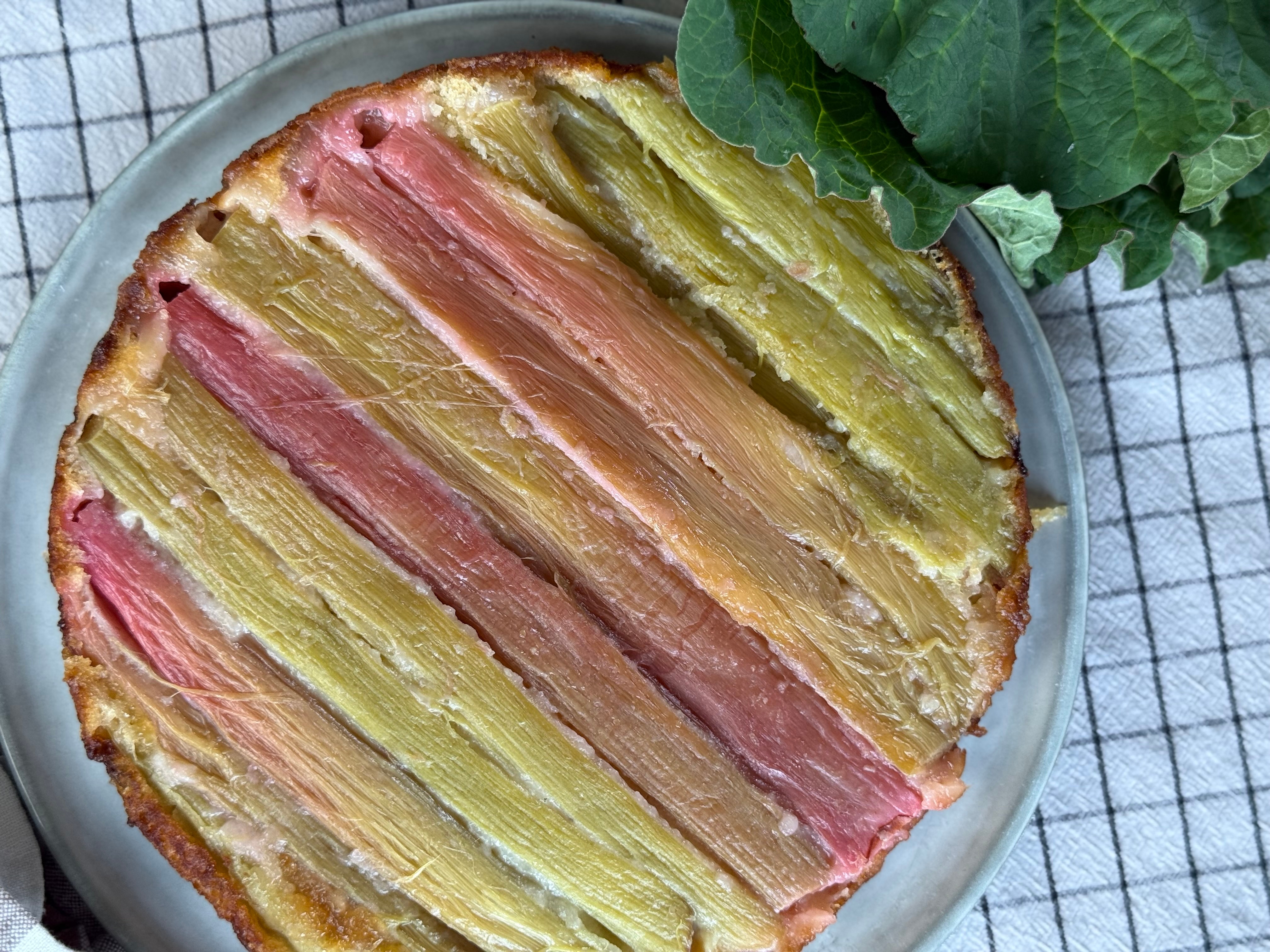 Uppochner rabarberkaka