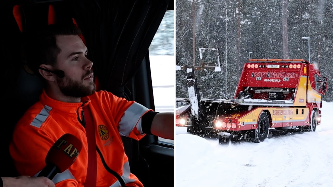 Bärgaren Tiger om vädret: "Kaos"