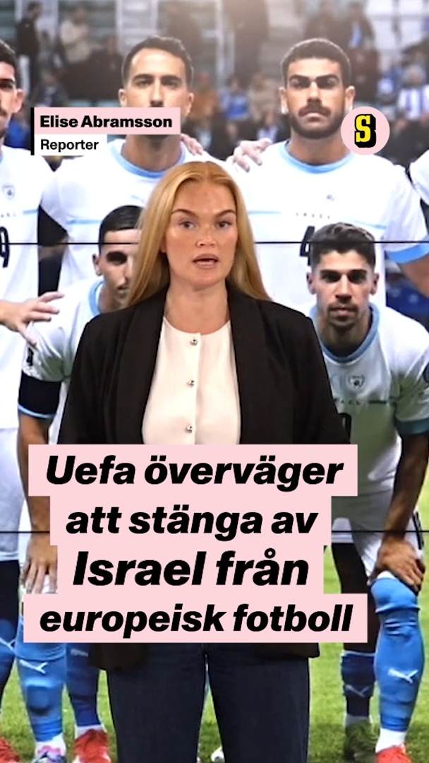 Uefa överväger att stänga av Israel