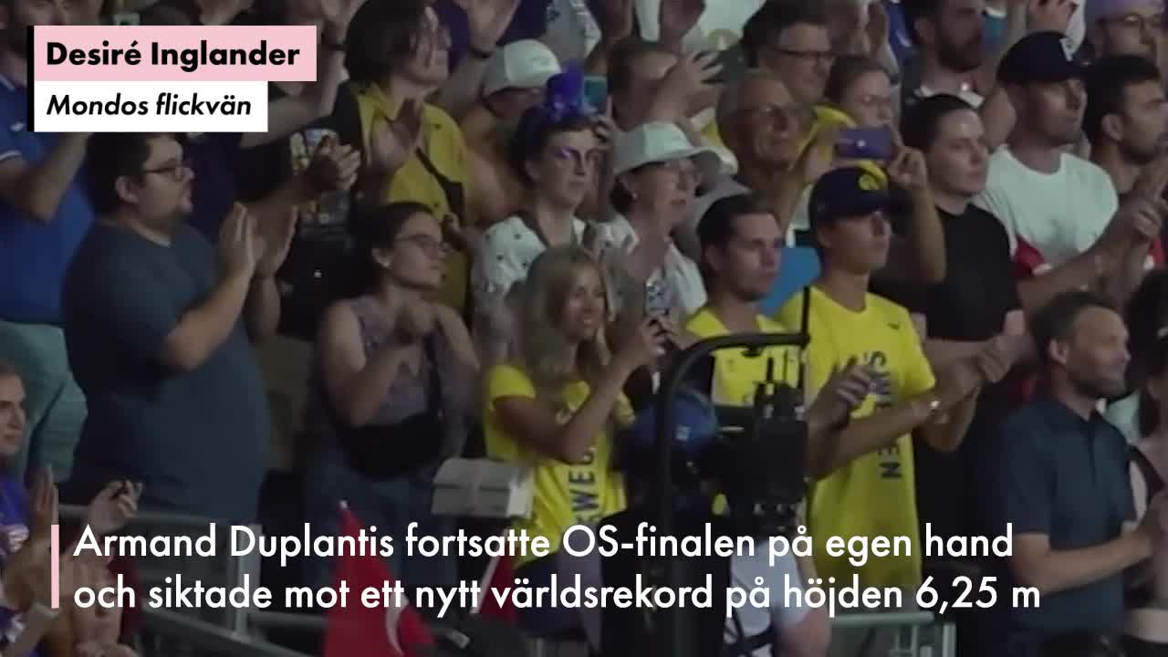 Se Desiré och Mondo fira det nya världsrekordet