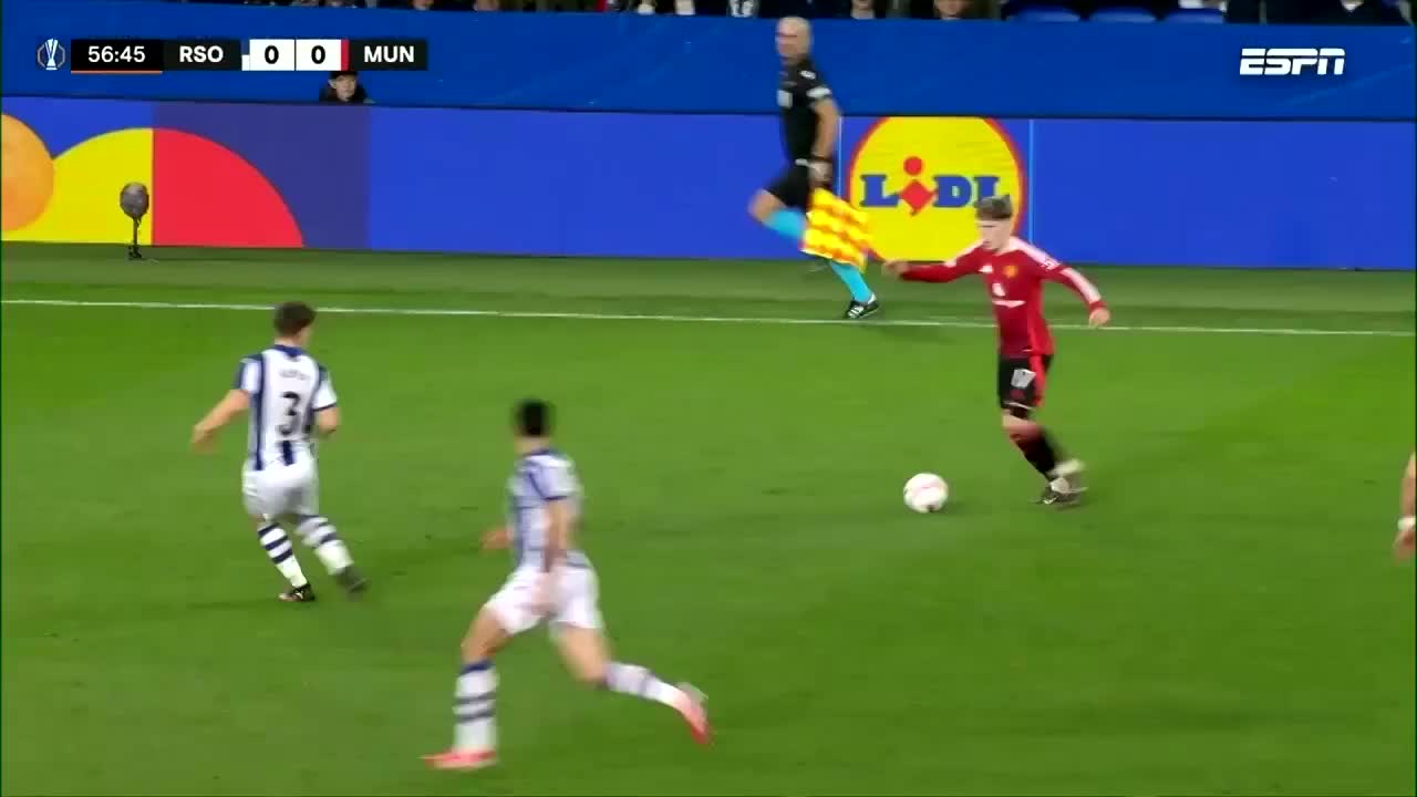 Manchester United tappade ledningen mot Real Sociedad