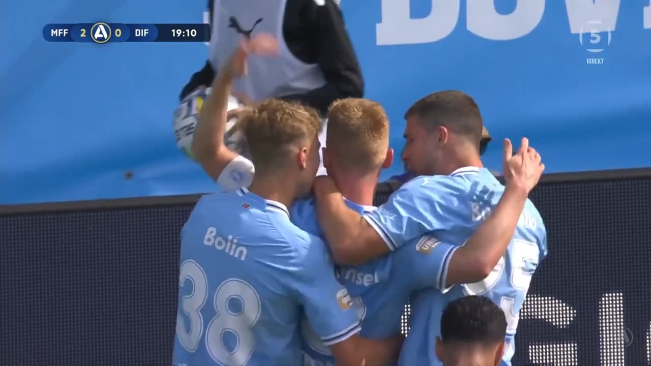 Malmö krossade Djurgården – se höjdpunkter här!
