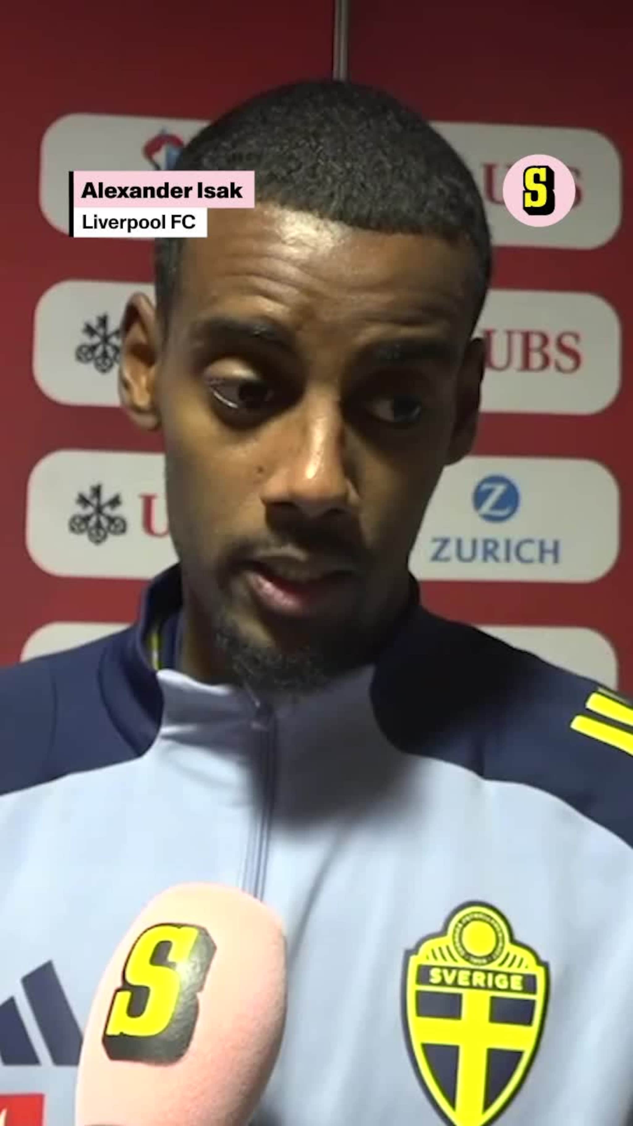 Alexander Isak: ”Inte varit optimalt”