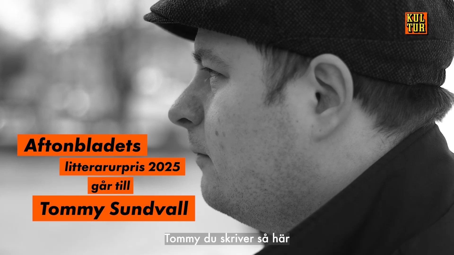 Intervju med Aftonbladets litteraturprisvinnare Tommy Sundvall