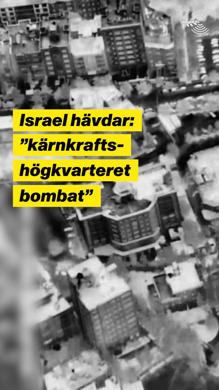 50 stridsflyg i attack mot Teheran – kärnkraftshögkvarteret bombat