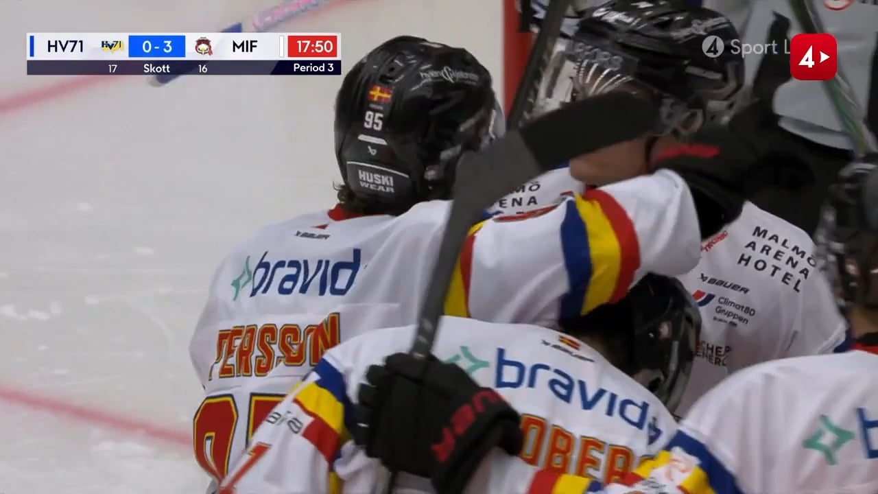 HV71 förlorade mot Malmö – se alla målen