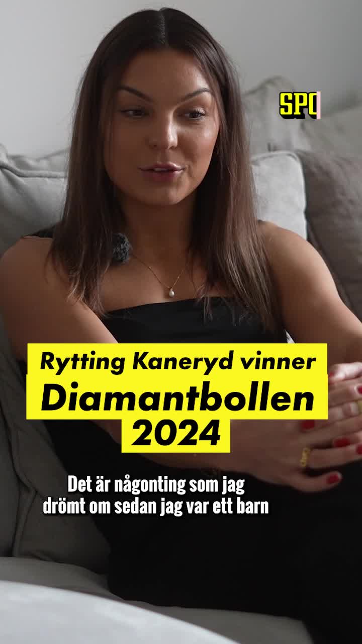 Johanna Rytting Kaneryd wins the Diamond Ball in 2024