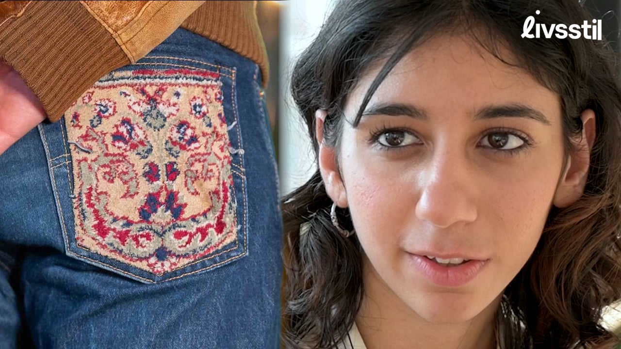 Aida Amid, 18 år, gör modeshow-succé med persiska detaljer