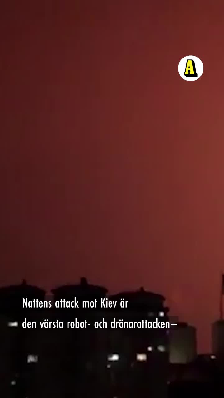 Största attacken mot Kiev i år – stor förödelse