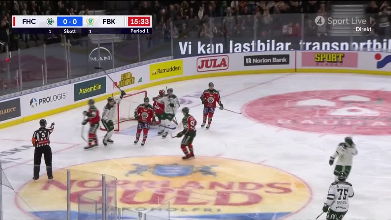 Färjestad vinner med 5-2 mot Frölunda