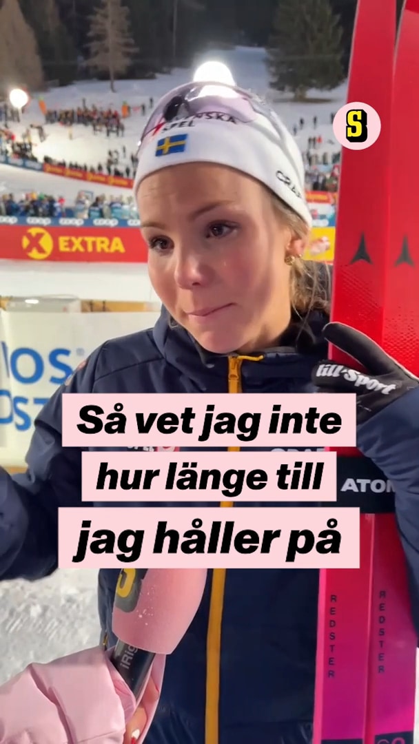 Hagström känslosam efter uttåget i sprinten
