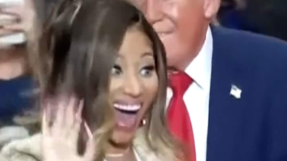 Trump kampanjar med Minaj: &rdquo;J&auml;kla fin r&ouml;v&rdquo;