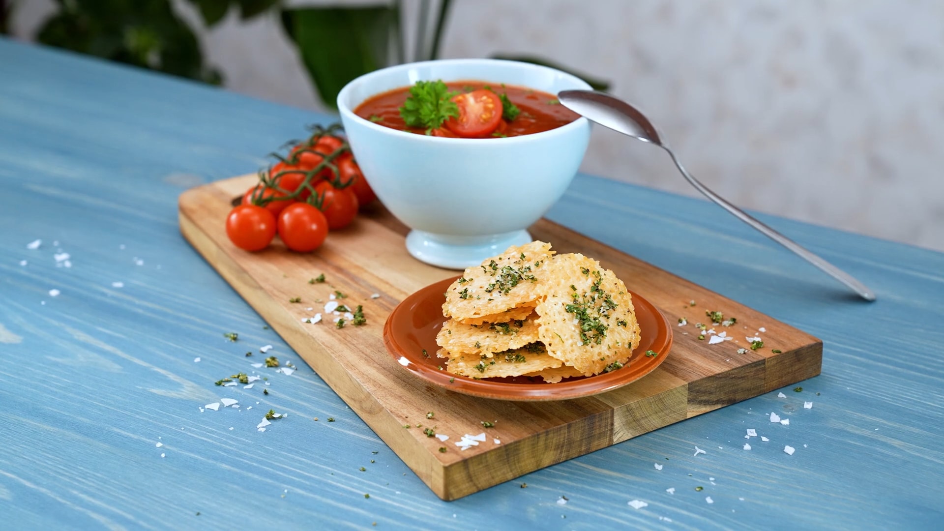 Knaprigt goda parmesanchips