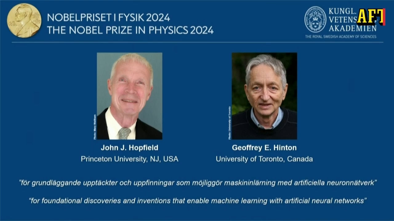 De får Nobelpriset i fysik: ”Handlar om maskiner som lär sig”