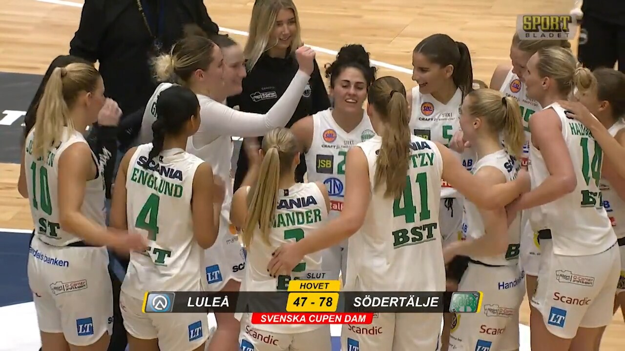 Södertälje svenska cupmästare – körde över Luleå i finalen