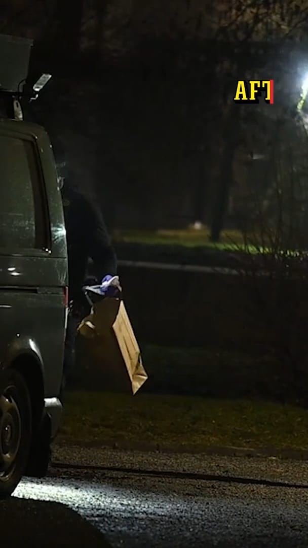 Här arbetar polisen efter misstänkta mordet i Alby