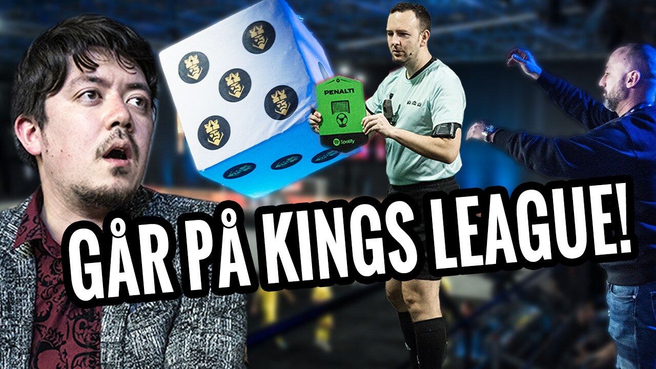 Går på Kings League match: “Fattar ingenting!"