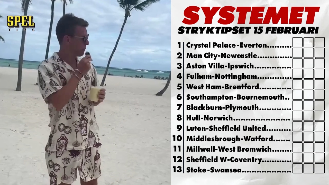 Tack för tipset! Guide till Stryktipset 15 februari