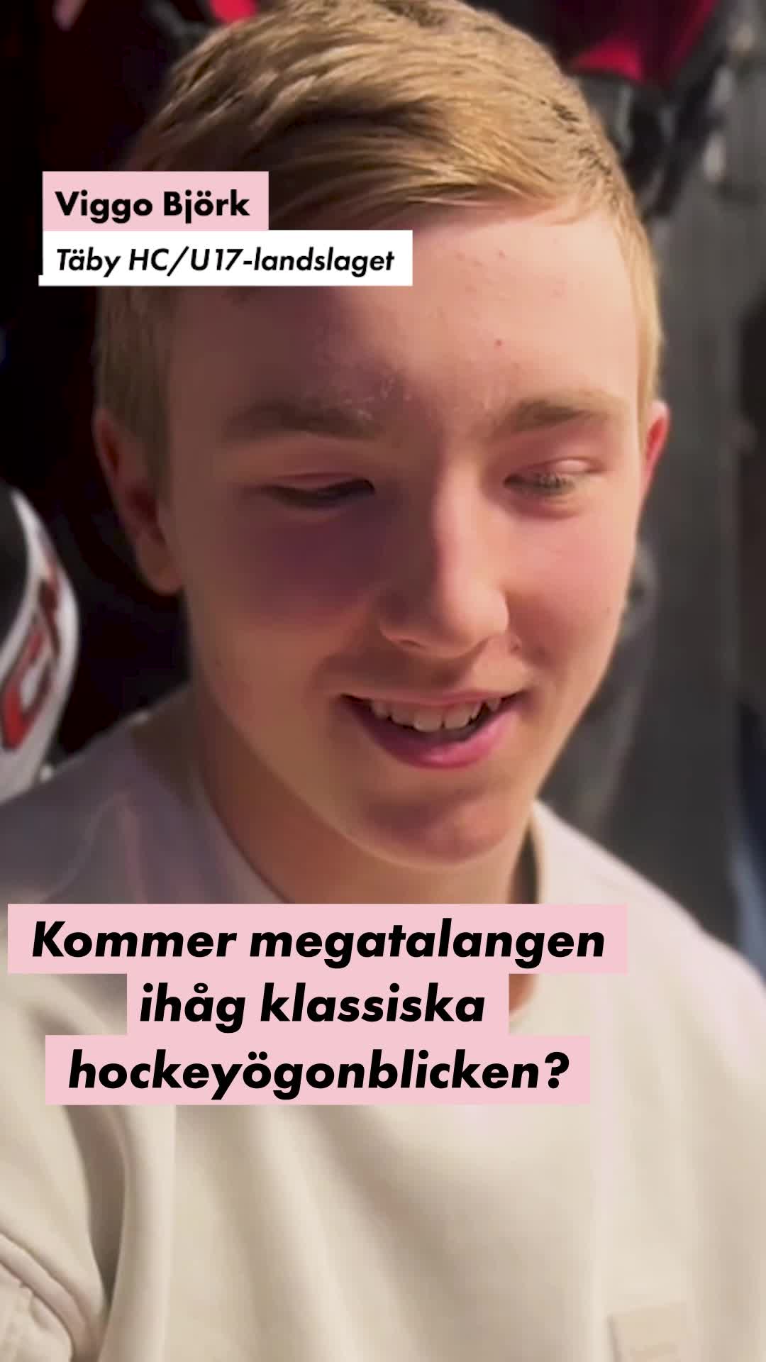 Kommer megatalangen ihåg klassiska hockeyögonblicken?