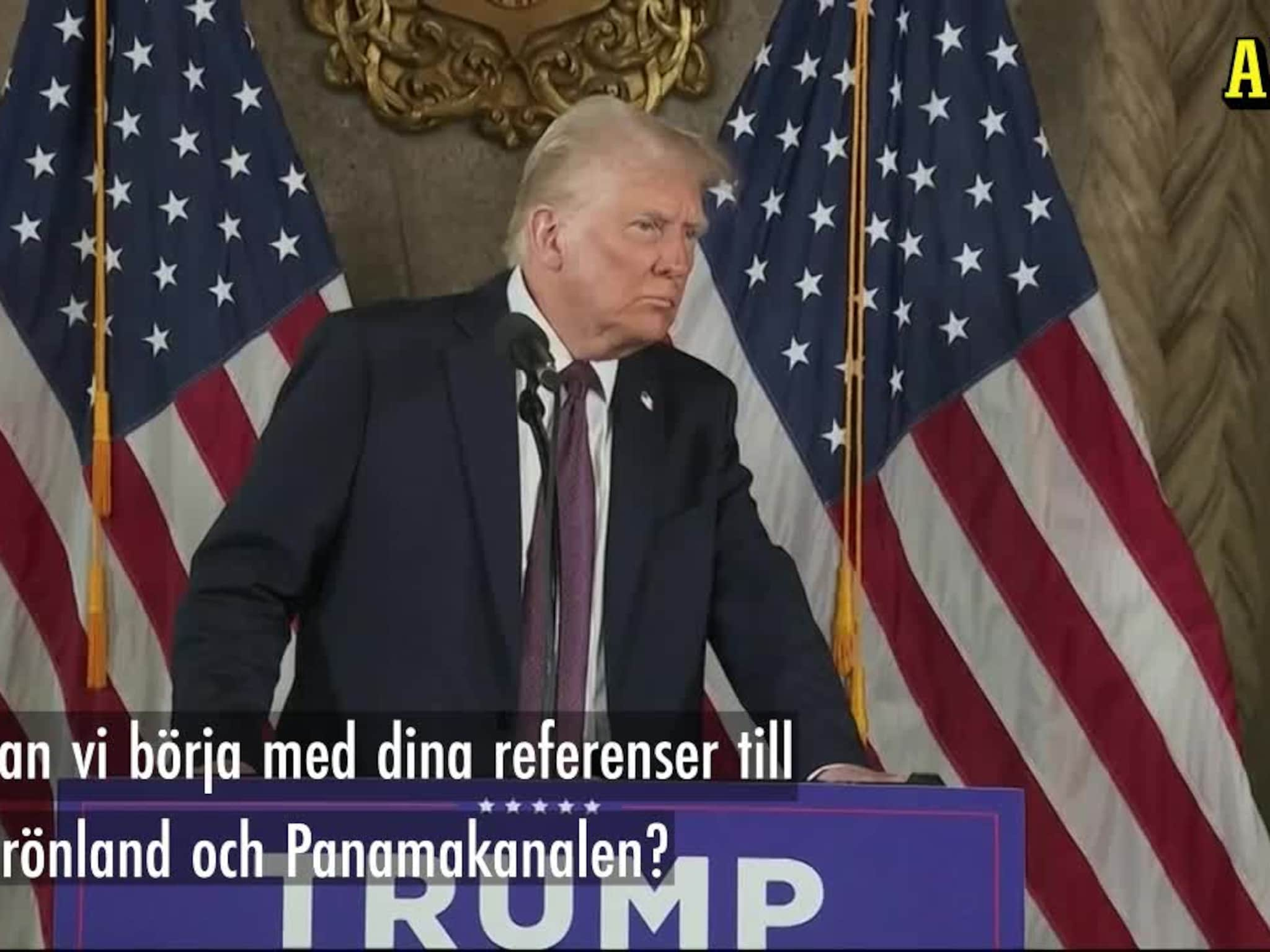 Trumps ord om Grönland: ”Kan inte lova”