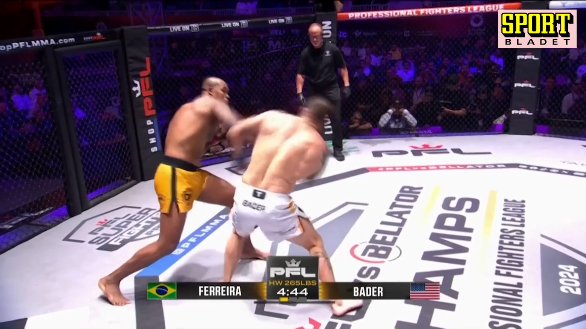 Renan Ferreira knockar Ryan Bader – får möta Francis Ngannou