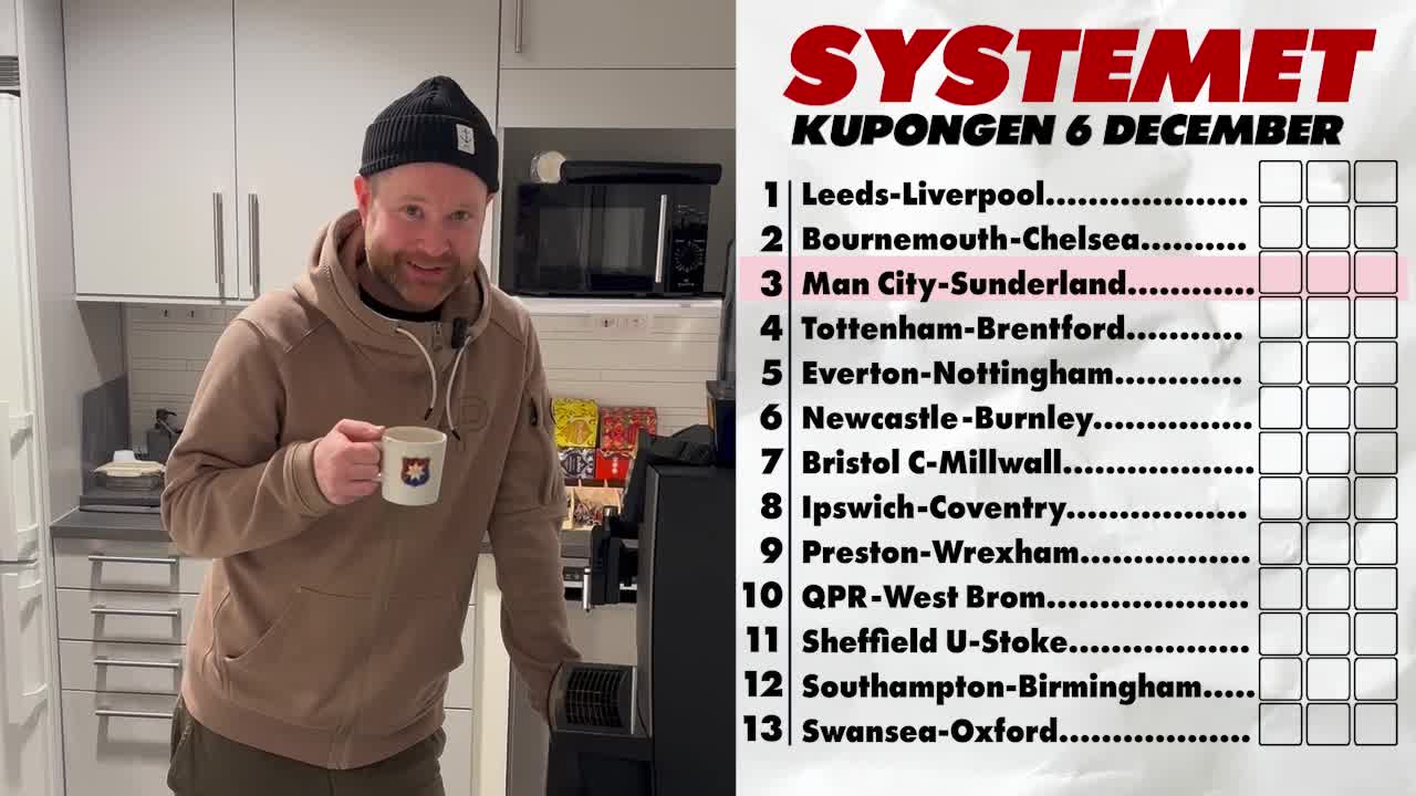 Stryktipset 6 december: Experternas bästa skrällar, spikar och drag