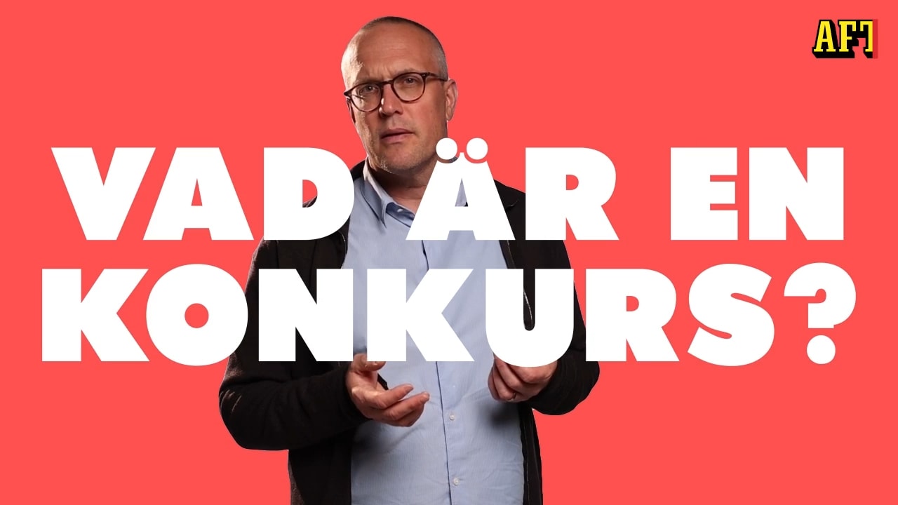 Detta är en konkurs