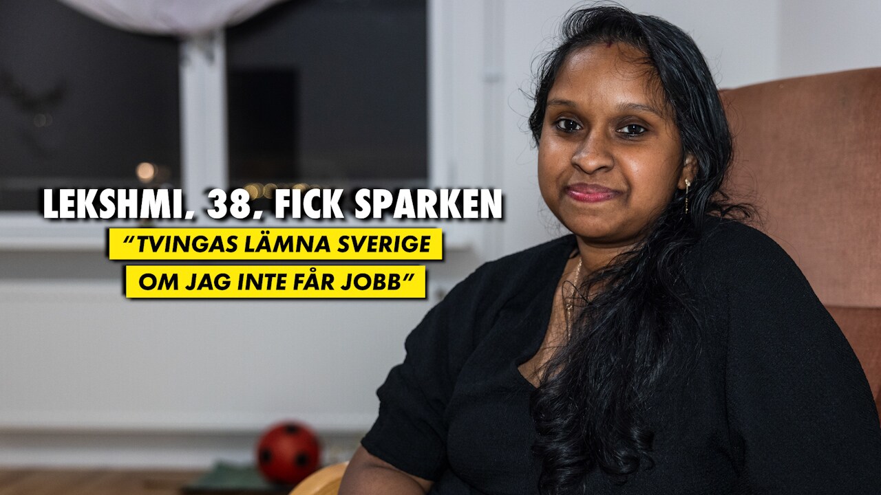 Lekshmi, 38, fick sparken: “Måste få nytt jobb inom två månader annars måste jag lämna landet”