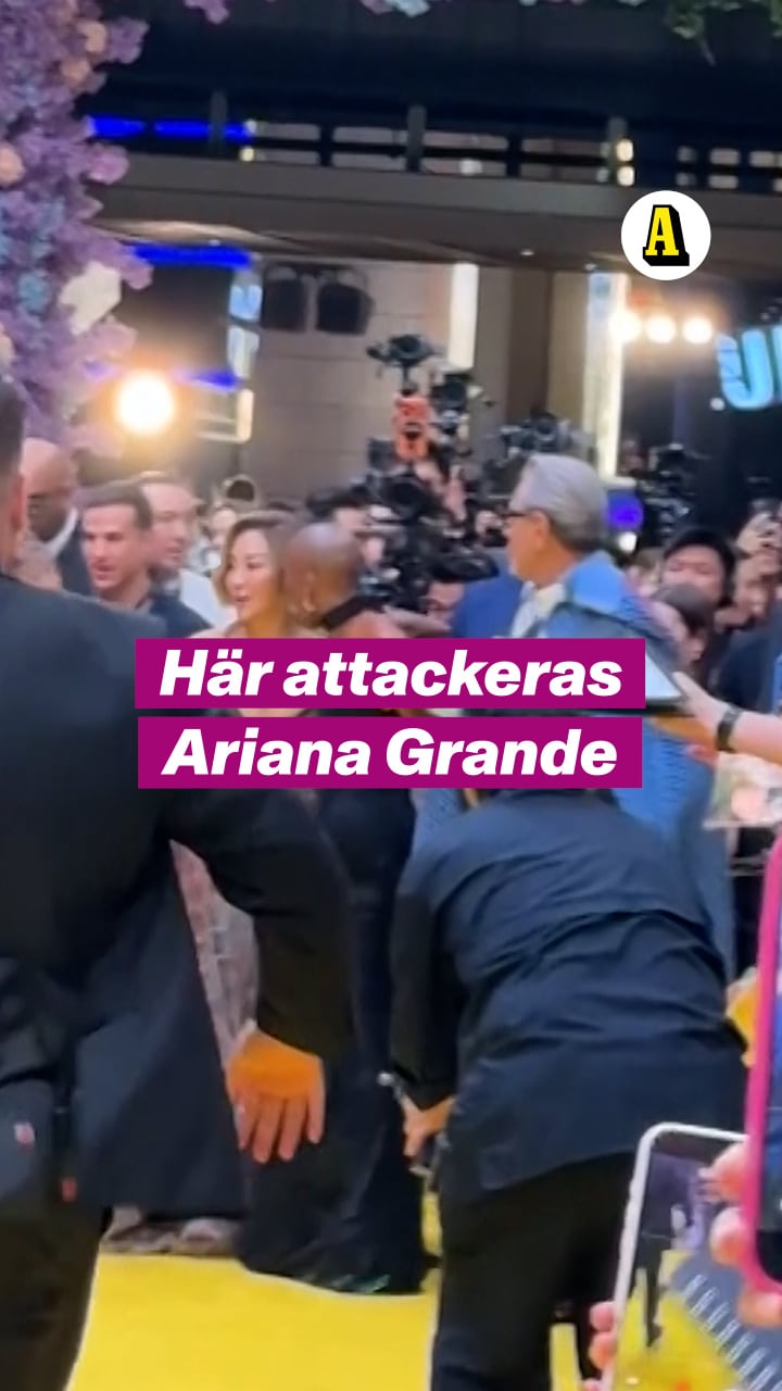 Ariana Grande attackerad under Wicked-premiär