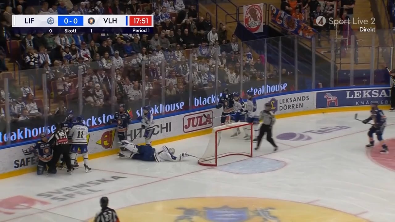 Växjös Ludvig Nilsson fick matchstraff – Växjö vann över Leksand