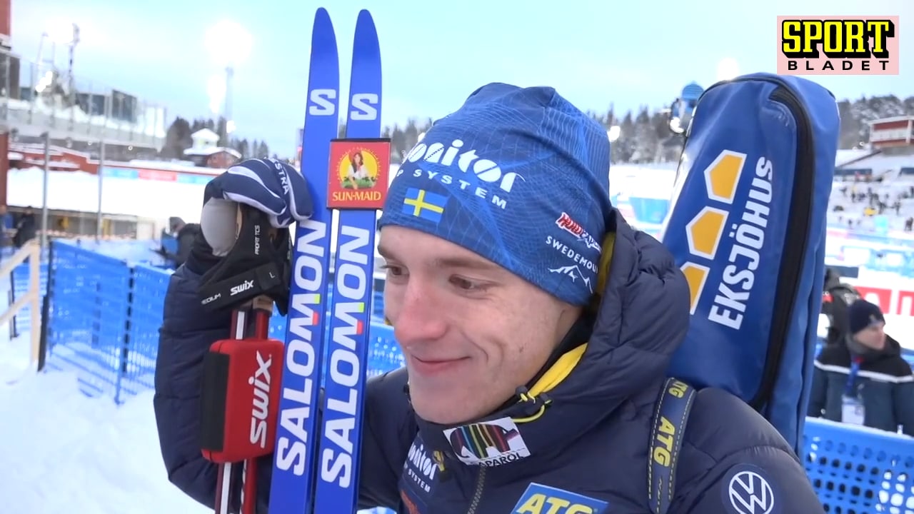 Samuelsson efter premiärsegern och upphämtningen