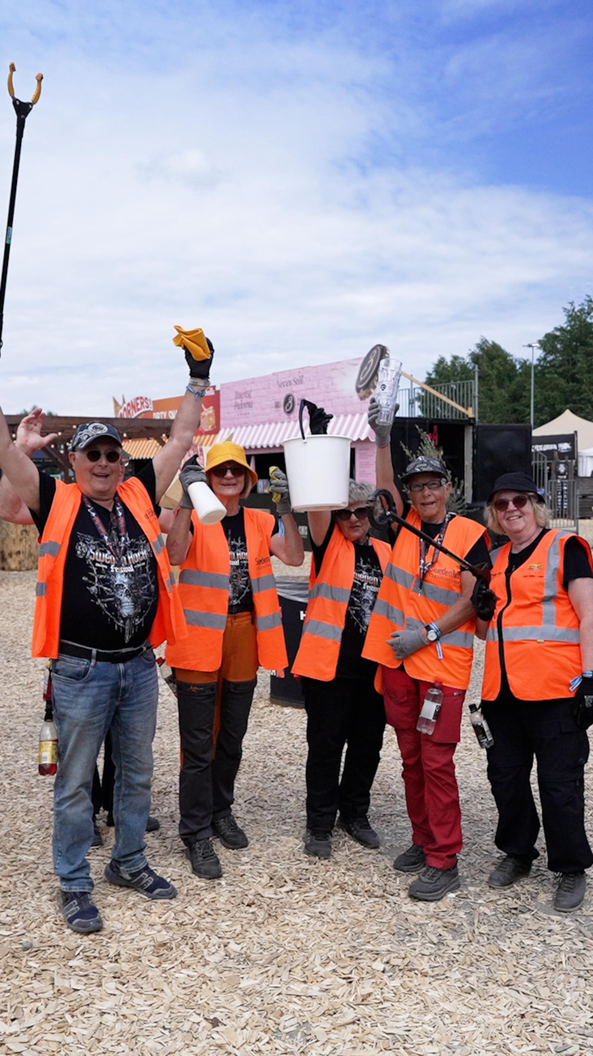 De håller Sweden Rock rent: ”Mycket att göra”