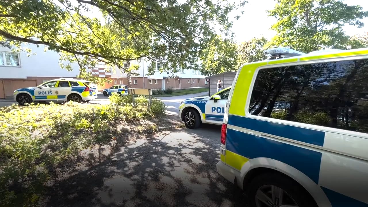 Man till sjukhus efter skottlossning i Eskilstuna