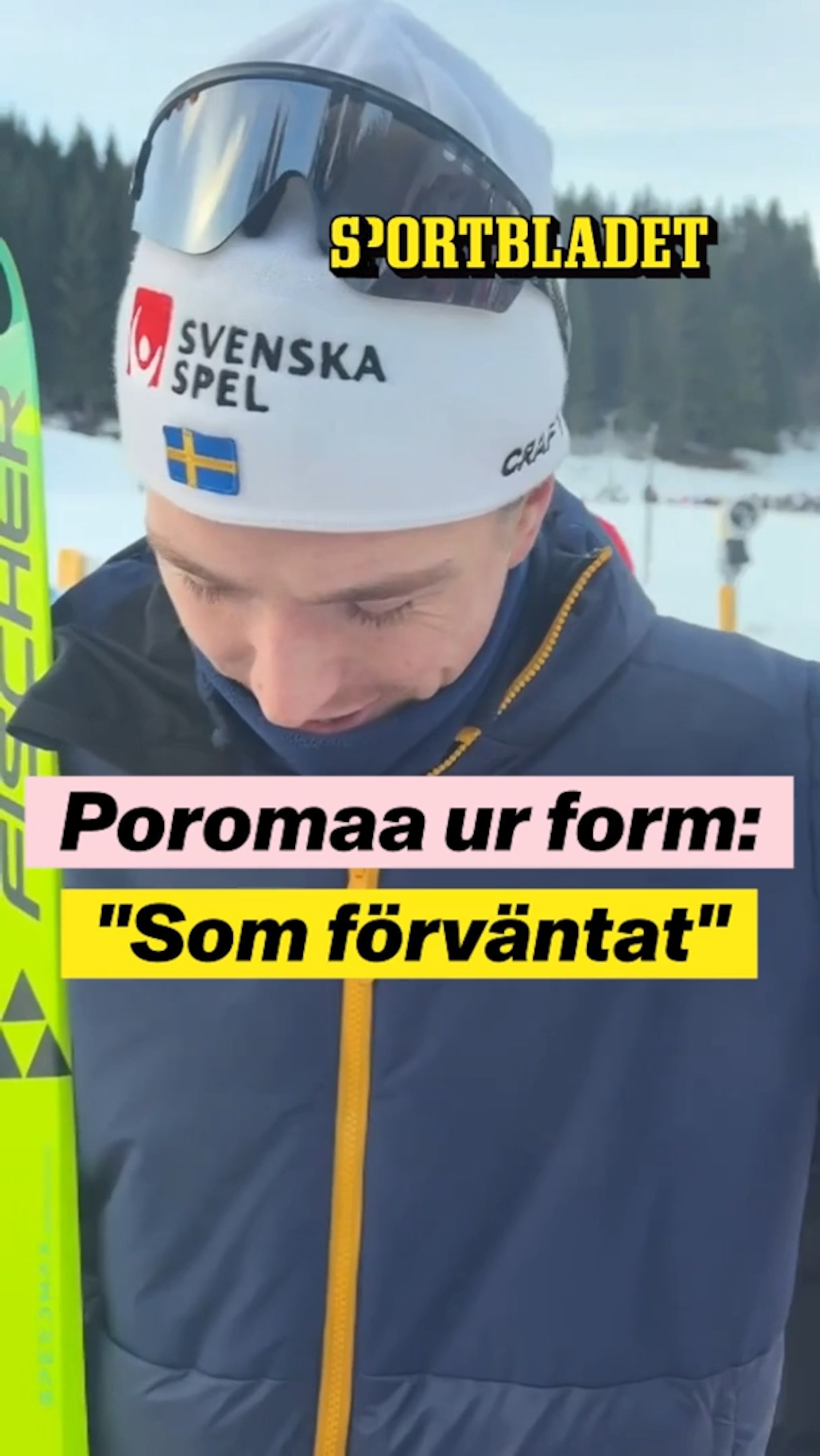 Poromaa: "Tufft, jobbigt – försökte kriga mig igenom"