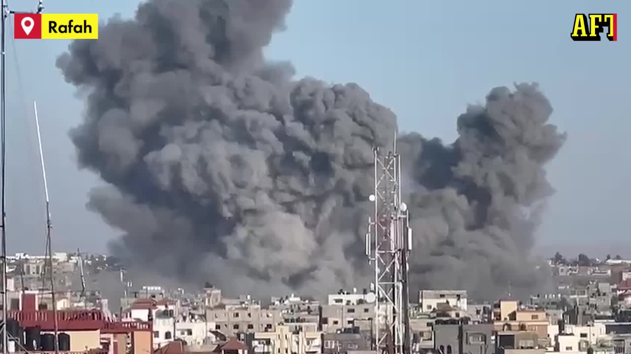 Explosioner i Rafah – Israel inleder ny offensiv