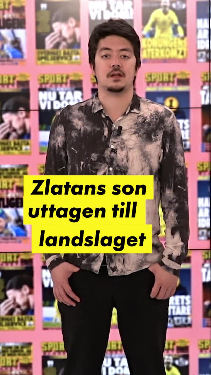 Zlatans son uttagen till landslaget