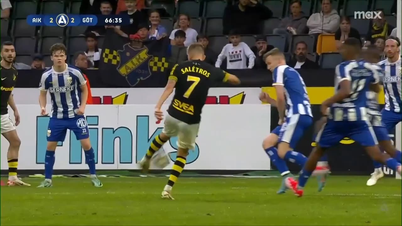AIK vinner mot blåvitt – se Salétros fullträff