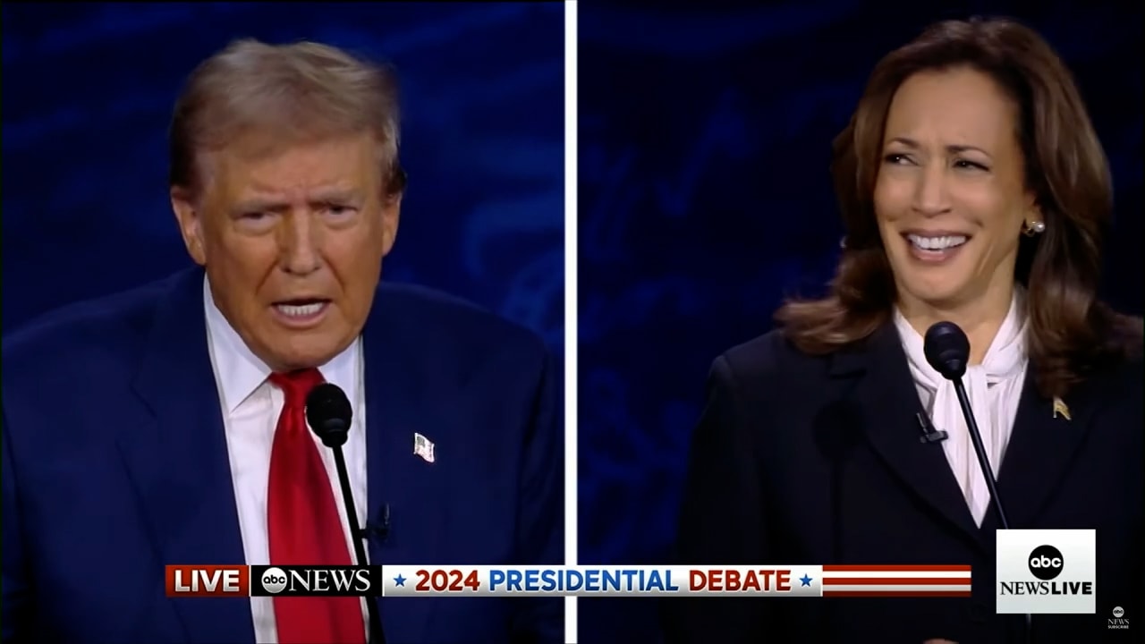 Här lyckas Harris provocera Trump