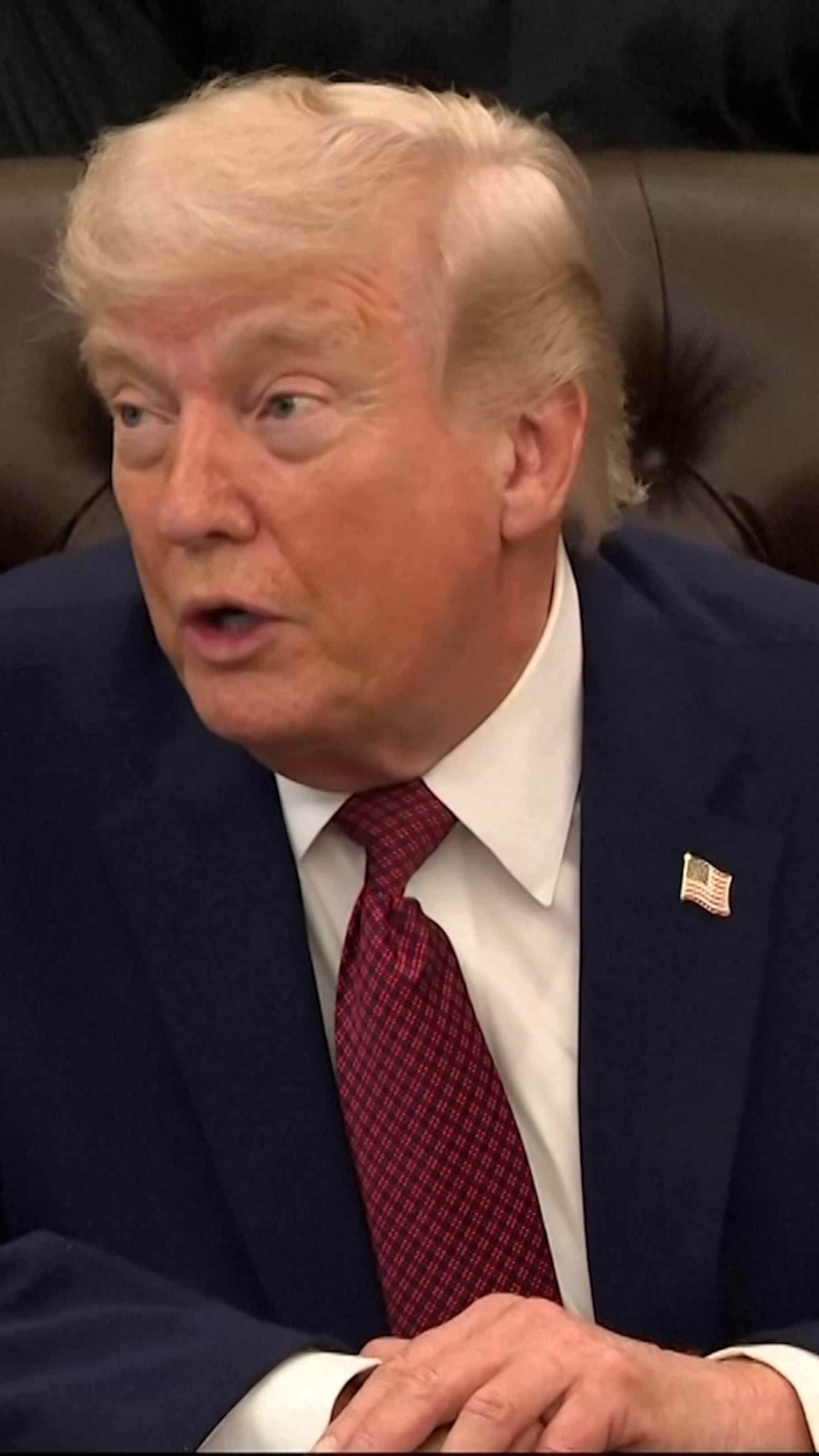 Trump efter Hormuzsundets stängning