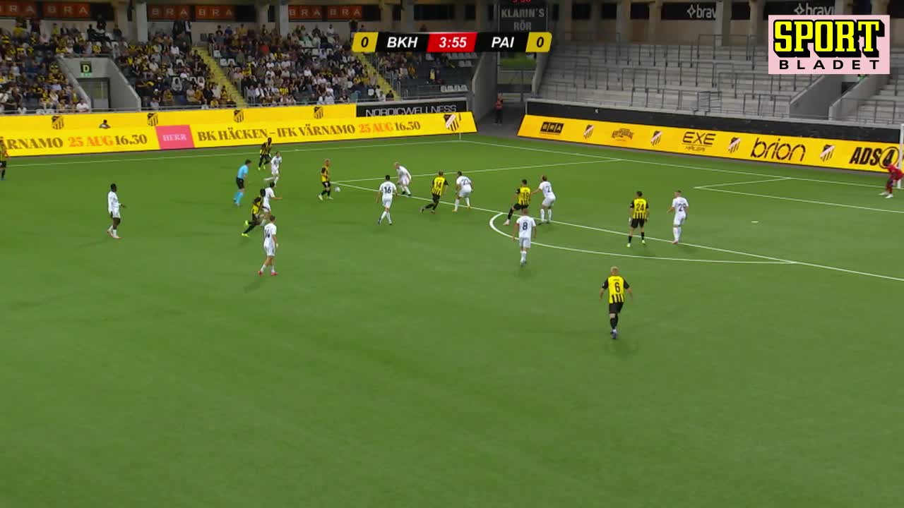 Häcken kör över motståndet i UEFA Conference League-kvalet – se målen