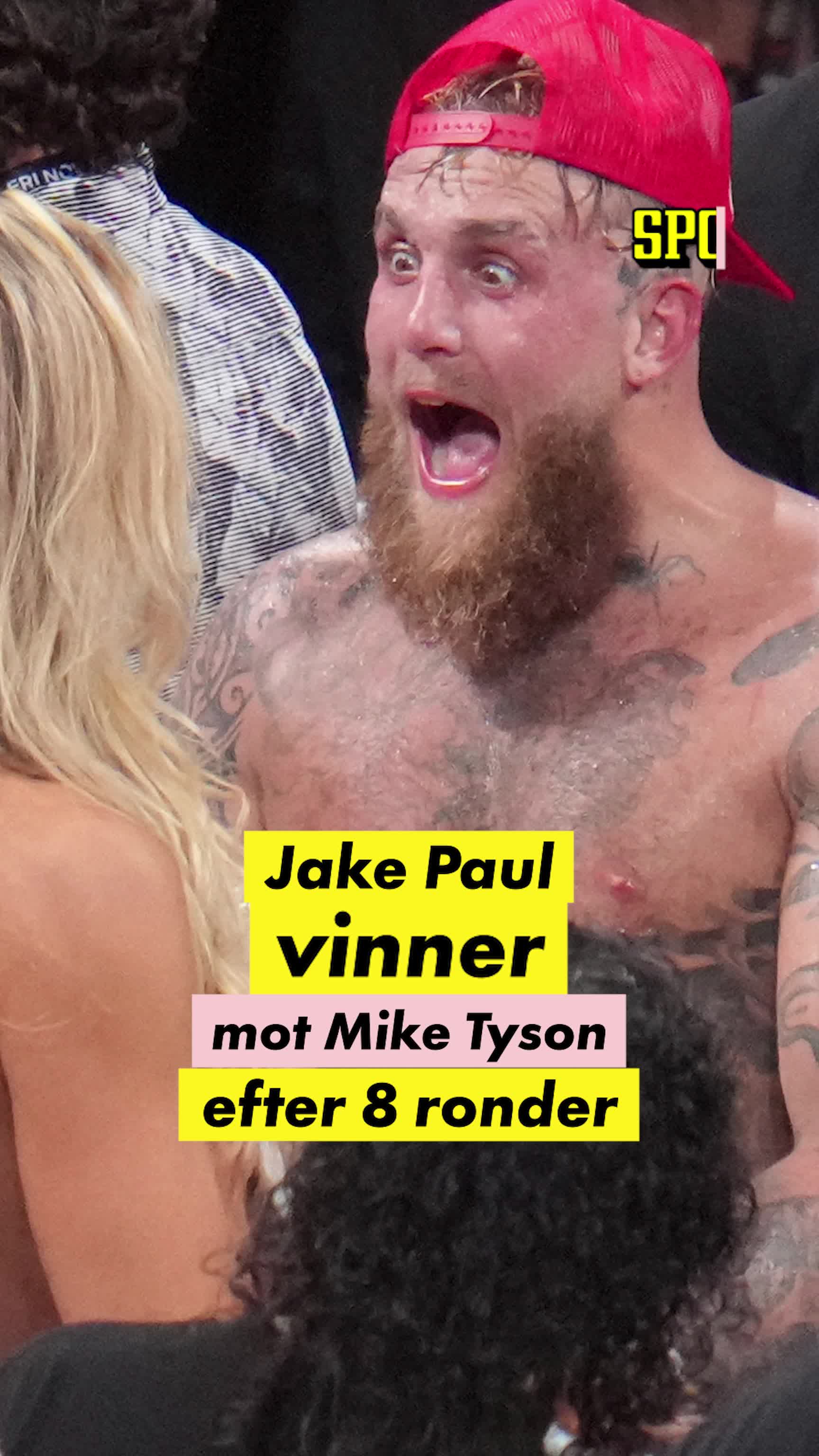 Jake Paul vinner superfajten mot Mike Tyson – Sportbladet på plats